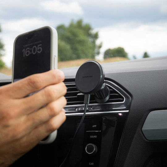 Car Mobile Mount Spacecase Wm11b Air Vent Wireless Magnetic Charging Magsafe 15w Black 5905719119690 5905719119690