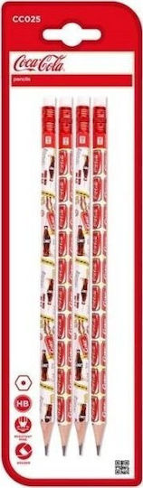Teka Молив HB С гумичка Coca-cola 4 броя