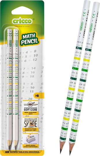 Teka Dreieck Bleistift Tafel Multiplikation Hb 2 Stück Cricco