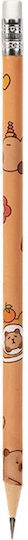 Set 30 HB Graphit Bleistifte mit Radiergummi Capybara In Tube