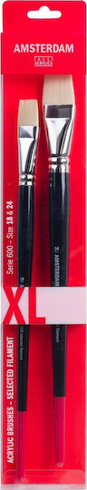 Σετ Πινέλων Artequipment Amsterdam Xl Σειρά 600 Αρ 18-24