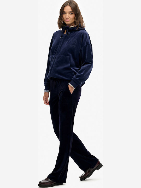 Jogginghose Jogger Samt Navy
