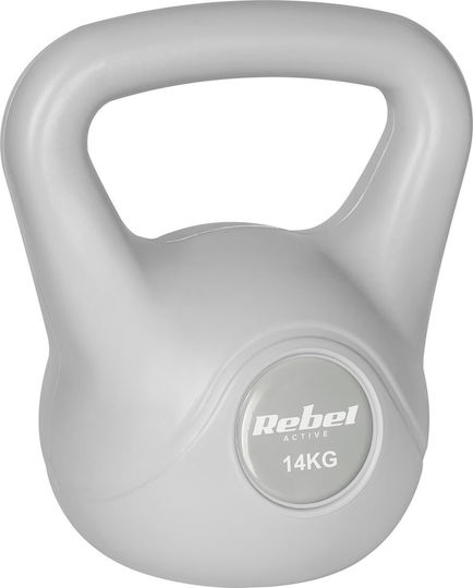 Rebel Active 14 Kg Gray Bituminous Kettlebell