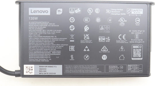 Lenovo Ac_adapter Pd 135w 20 15 9 5v 3p Ww Chy