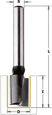 Cmt Gerade Cutter Bit Bohrmaschine 12 X 90mm Schaft 8mm