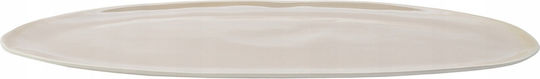 Чиния Плитко Овални Бежов 34.5x15см