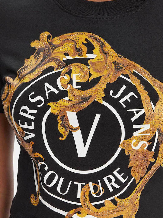 Vemblem Baroque Γυναικείο T-shirt Black/gold