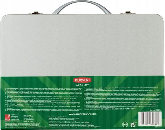 Derwent Set Crayons Derwent Pud Metal 24