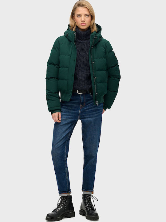 Everest Γυναικείο Bomber Jacket Dark Green