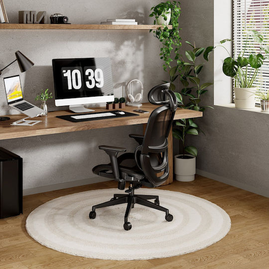 SENSE7 Stuhl Büro mit Armen Black