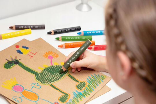 Teka Creioane Kids Multisuprafață + Temp 10+1 Culori