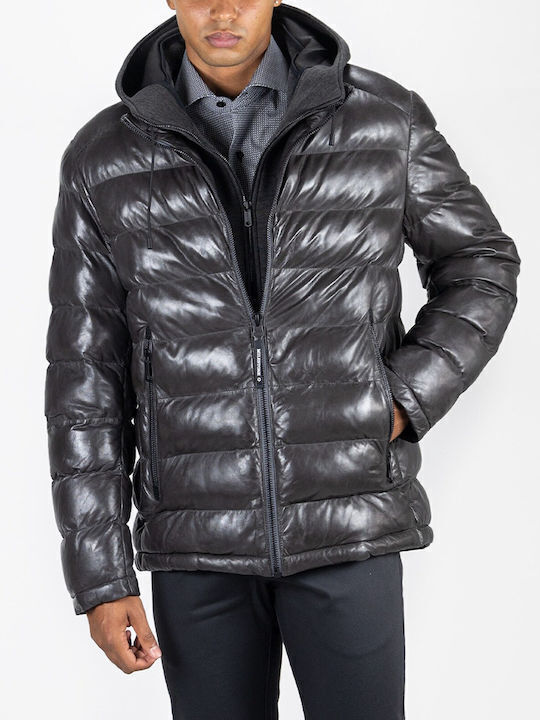 Lederjacke Jacke Black