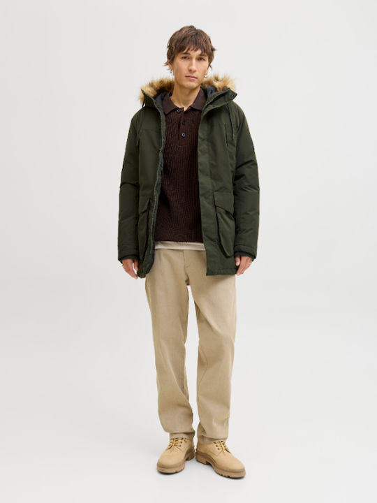 Winter Jacket Parka Khaki