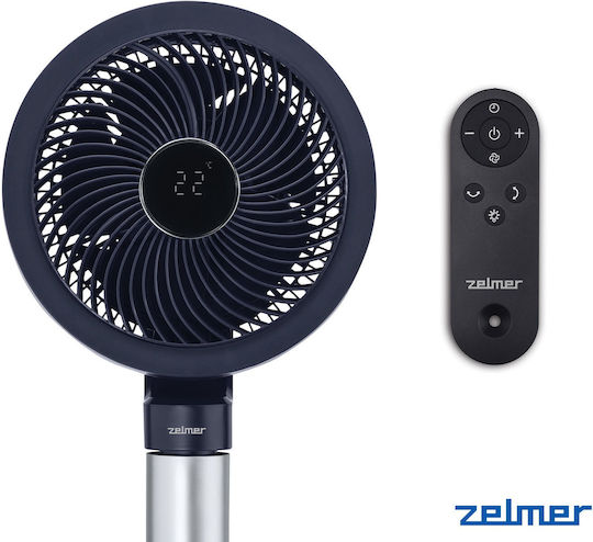 Trotec Ventilator Sockel 70W Lüfterdurchmesser 50cm mit Fernbedienung Schwarzer