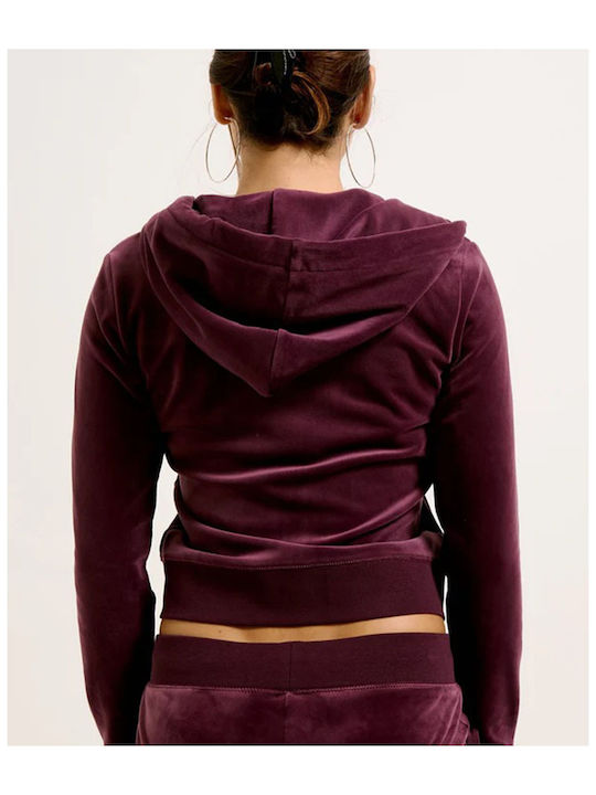 Juicy Couture Jacket Wine with Hood