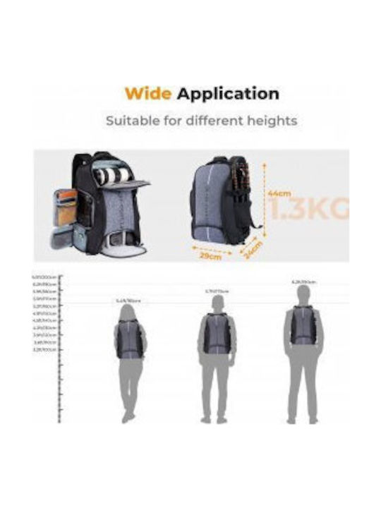 K&F Concept Backpack 25lt Γκρι