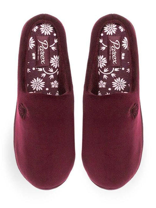 Winter Women's Slippers Burgundy