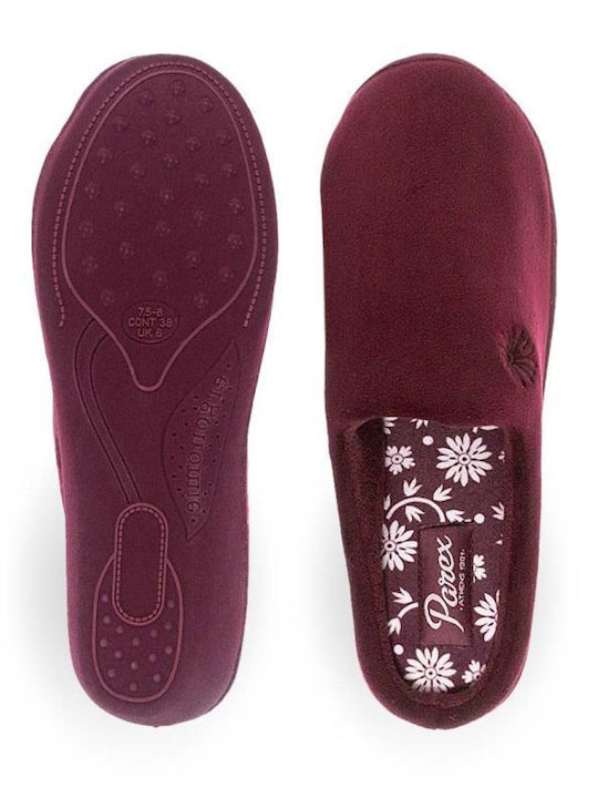 Winter Women's Slippers Burgundy