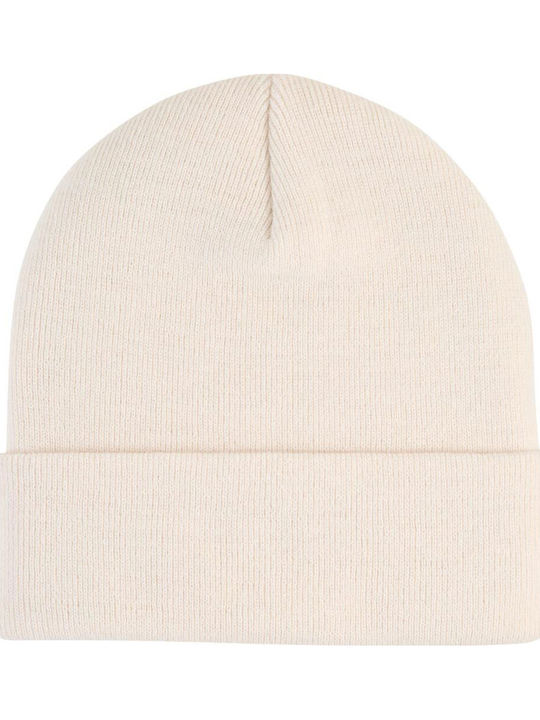 Beanie Beanie Knitted in Ecru color
