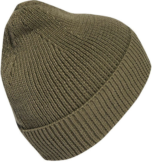 Beanie Männer Beanie Gestrickt in Khaki Farbe