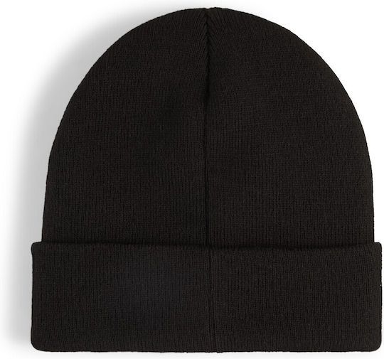 Beanie Γυναικείος Σκούφος Πλεκτός σε Μαύρο χρώμα