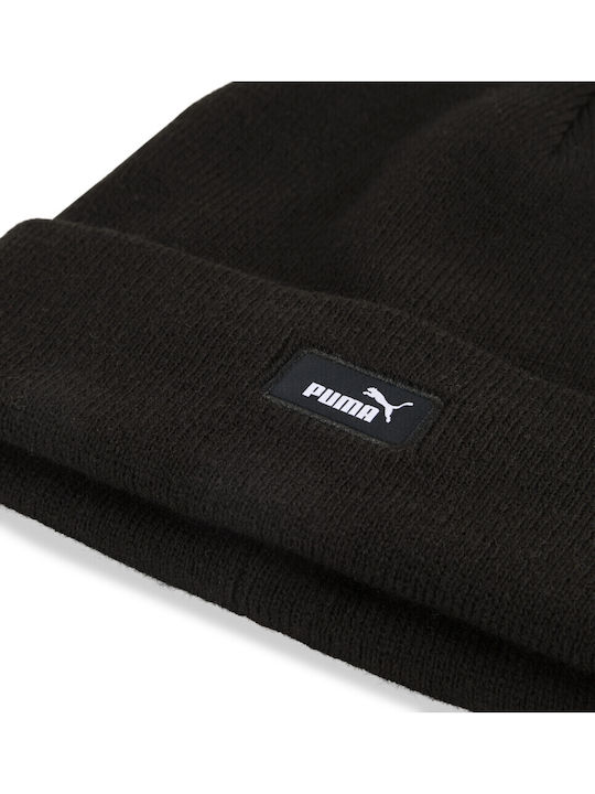 Beanie Γυναικείος Σκούφος Πλεκτός σε Μαύρο χρώμα