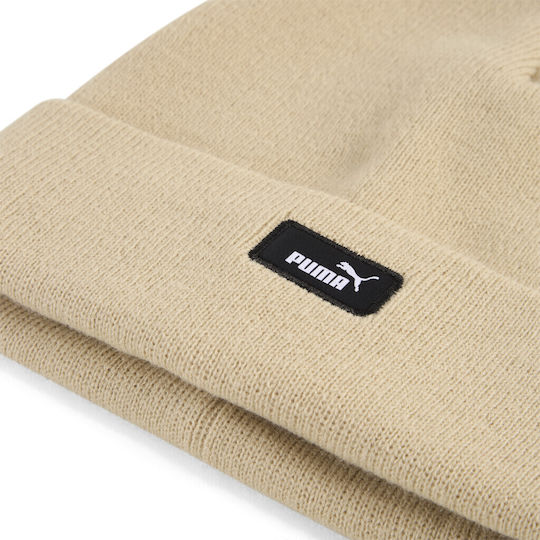 Beanie Männer Beanie Gestrickt in Beige Farbe