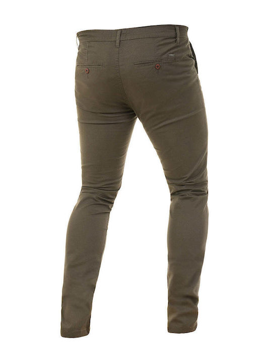 Παντελόνι Chino Ελαστικό σε Slim Εφαρμογή Γκρι