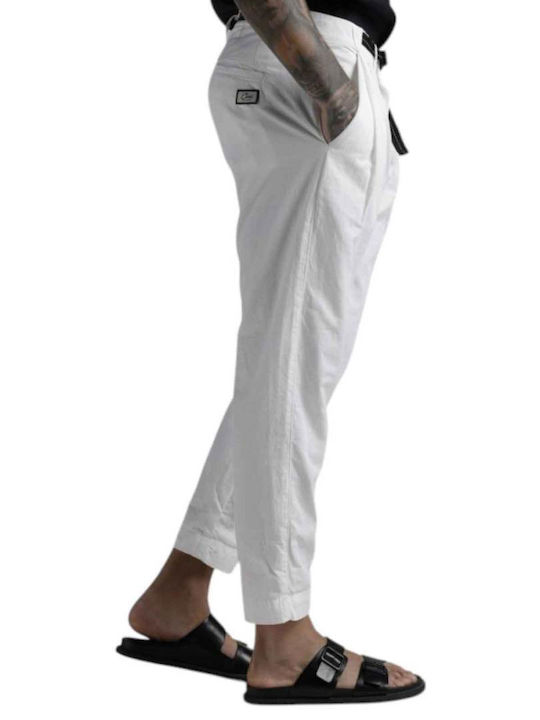 Παντελόνι σε Loose Εφαρμογή White