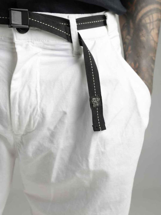 Παντελόνι σε Loose Εφαρμογή White