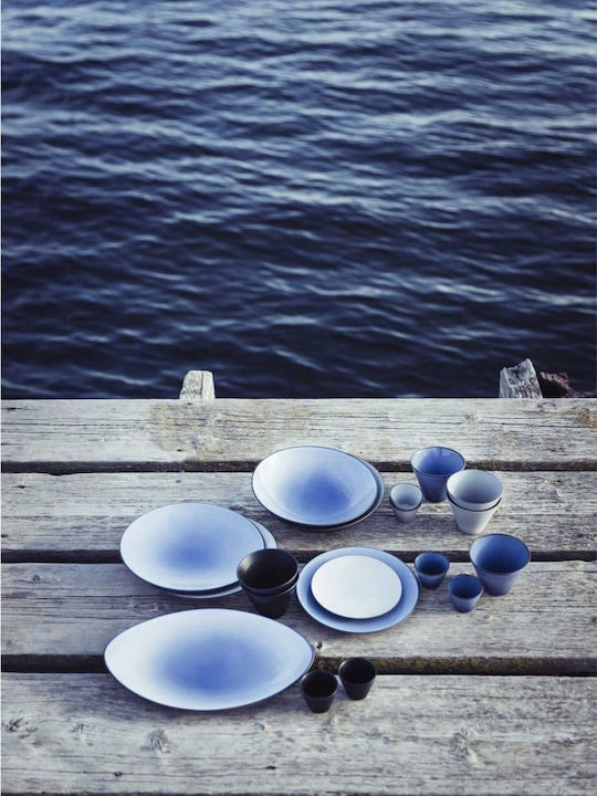 Revol Equinoxe Farfurie Joasă Albastră cu Diametrul 21cm