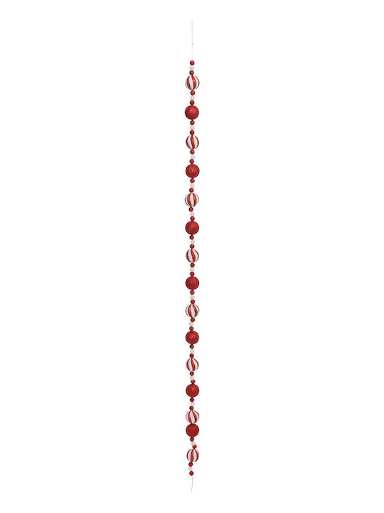 Christmas Garland White 185x6cm 1pc