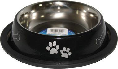 Metallic Food and Water Bowl for Dog and Cat 16cm