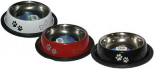 Metallic Food and Water Bowl for Dog and Cat 16cm