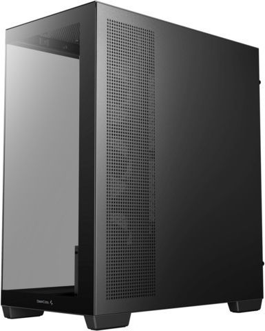 Deepcool CG580 4F V2 Геймърско бюро Midi Tower Компютърна кутия със страничен прозорец и ARGB осветление Черен