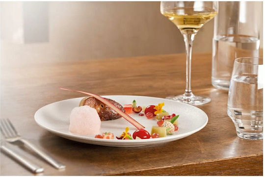 Ariane Plate Shallow White with Diameter 31cm