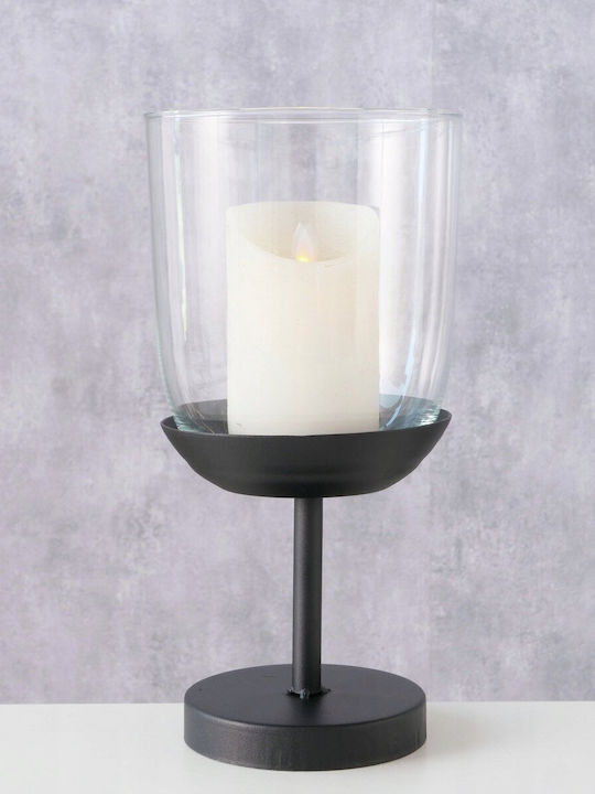 Boltze Candle Holder suitable for Tealights Metal in Black Color 30.5cm 1pcs