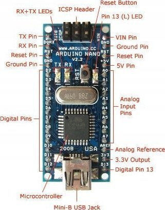 Arduino Nano V3.0 16MHz USB – Atmega328p – FTDI232 – Clone – Compatible Arduino
