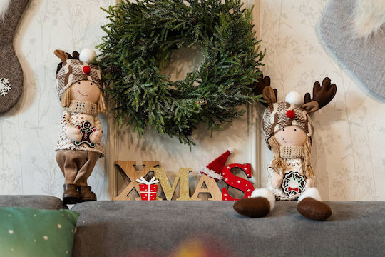 Home&Styling Collection Плюшена Коледна Декорация 51 См