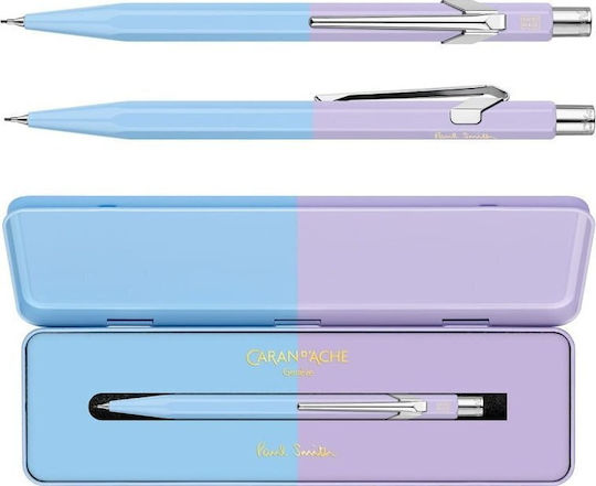 Mechanical Pencil Caran D`arche 844 0.5mm Paul Smith Ed4 Box Skyblue Lavender
