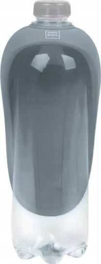 WauDog WauDog Silikon Wasserflasche für Hund in Grau