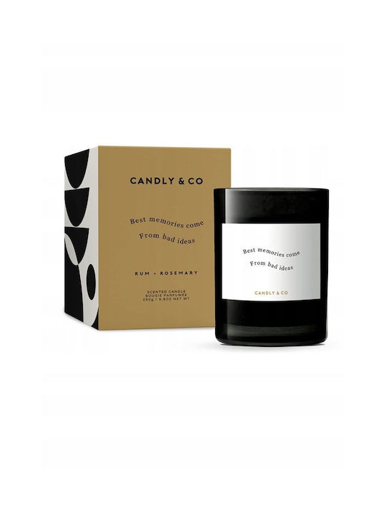 Candly & Co. Lumânare Din Soia În Borcan Negru 250gr