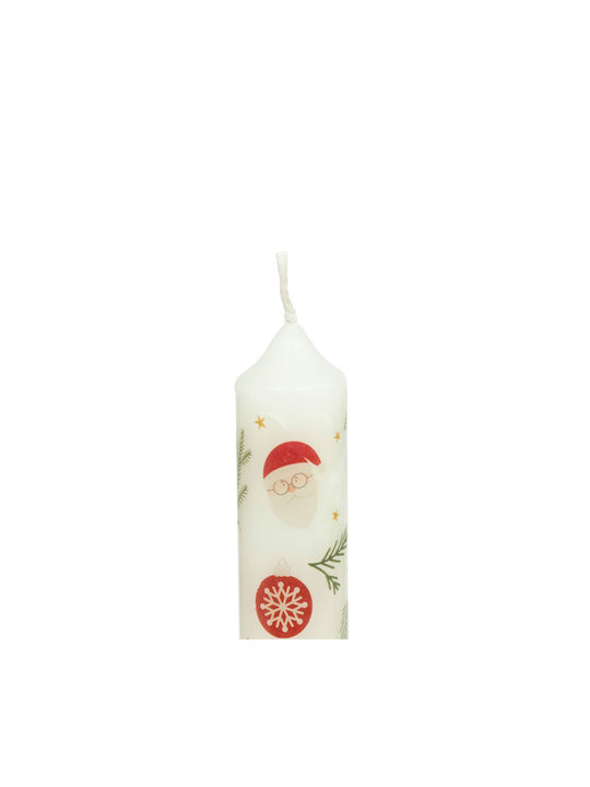 Lumânare Decorativă Santa Conic Albă 24.5cm 2 Bucăți