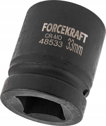 Forcekraft Καρυδάκι Αέρος με Καρέ Υποδοχής 1" Διάμετρος 33 / 1"