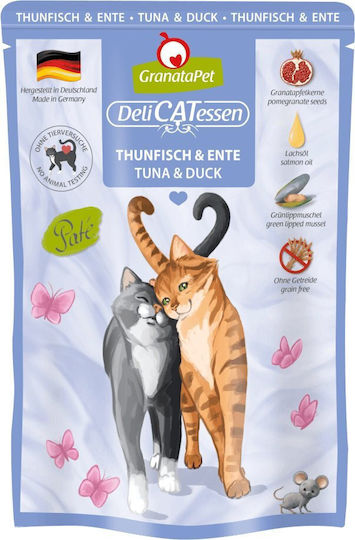 Granatapet Delicatessen Hrana Umedă Pentru Pisici Ton Rață 85g