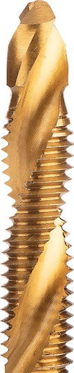 Κοχλιωτό Τρυπάνι Hss Tin M8x1,25 Mm Hex
