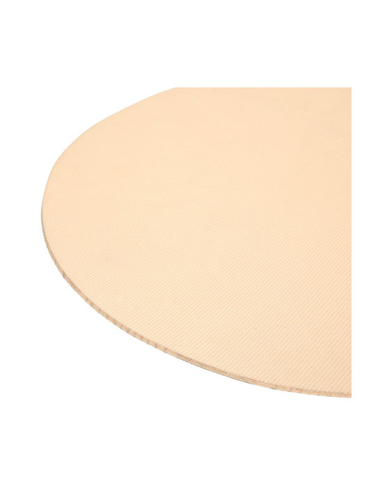 5Five Antiderapant Covoraș de Baie Rotund 206746 Ecru Φ50cm