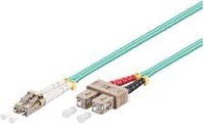 Microconnect Кабел за оптични влакна LC/UPC-SC/UPC 1.5м Тюркоазен 1бр