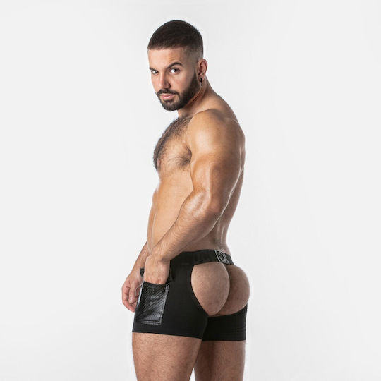Locker Gear Herren Sexy Boxer Schwarz