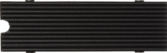 Silverstone M.2 Passive Cooler Slim-profile Aluminum Black M.2 SSD-Kühlung Schwarz